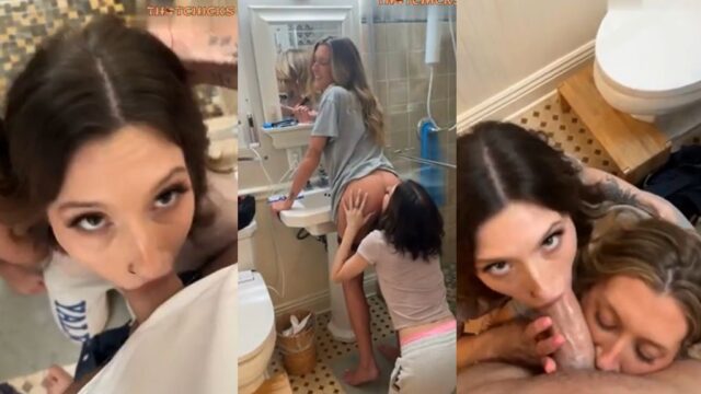 Addison Vodka Threeway Bathroom Sex With Ellemarz Onlyfans Video Leaked