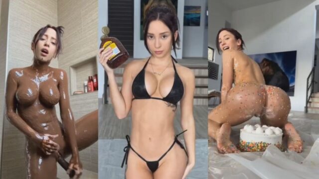 Veronica Perasso Naked In Chocolate Onlyfans Video Leaked