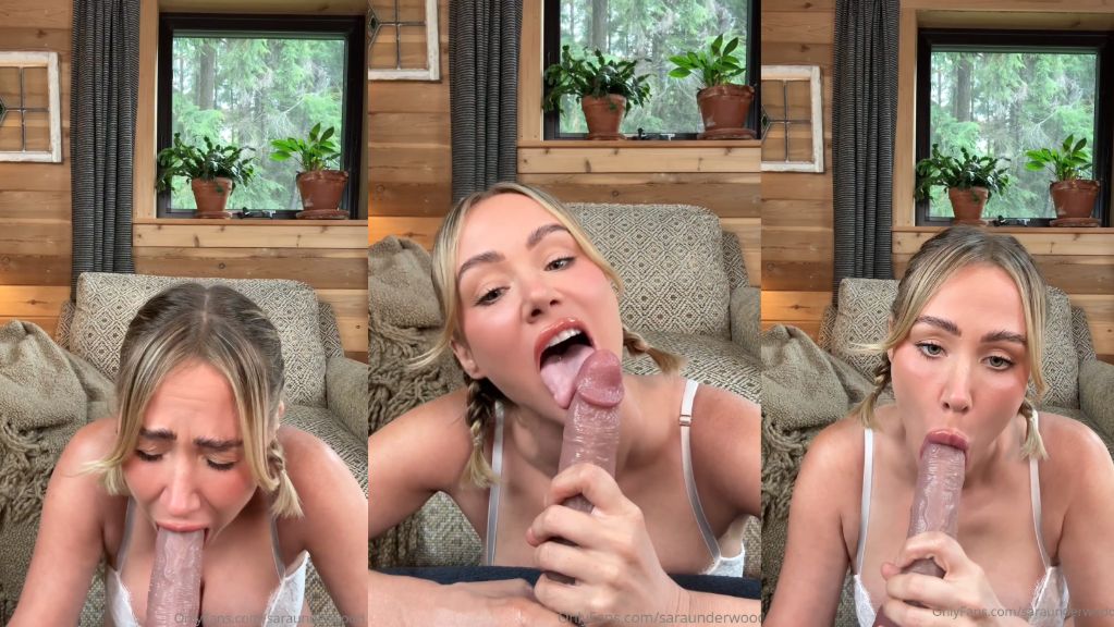 Sara Underwood Deep Throatfuck With Realistic Dildo Onlyfans Video Leaked