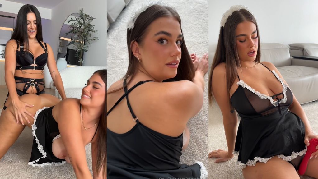 Caryn Beaumont Strapon Drills Maid Tameeka Kerr Pussy Onlyfans Video Leaked