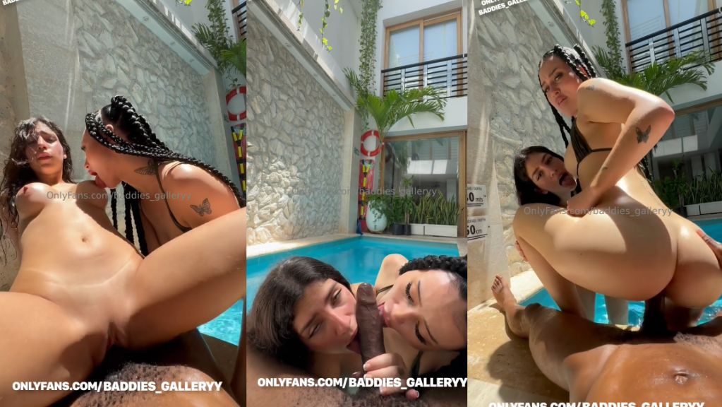 Auhneesh Nicole And Taysha Sativa Sharing Cock Onlyfans Video Leaked