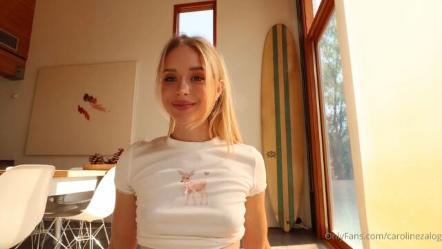 Caroline Zalog Jeans Try On Haul Sextape Onlyfans Video Leaked