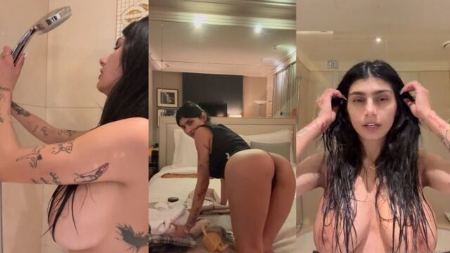 Mia Khalifa Nighttime Nude Routine Sextape Onlyfans Video Leaked