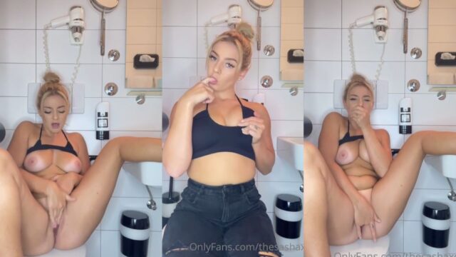 Sharna Beckman Rubbing And Fingering Pussy In Toilet Onlyfans Video Leaked