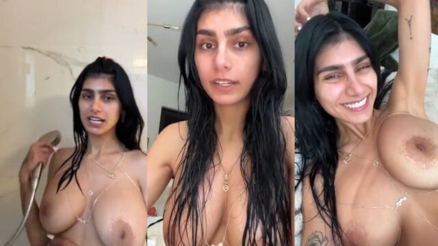 Mia Khalifa Nude Vlog While Taking A Bath Onlyfans Video Leaked