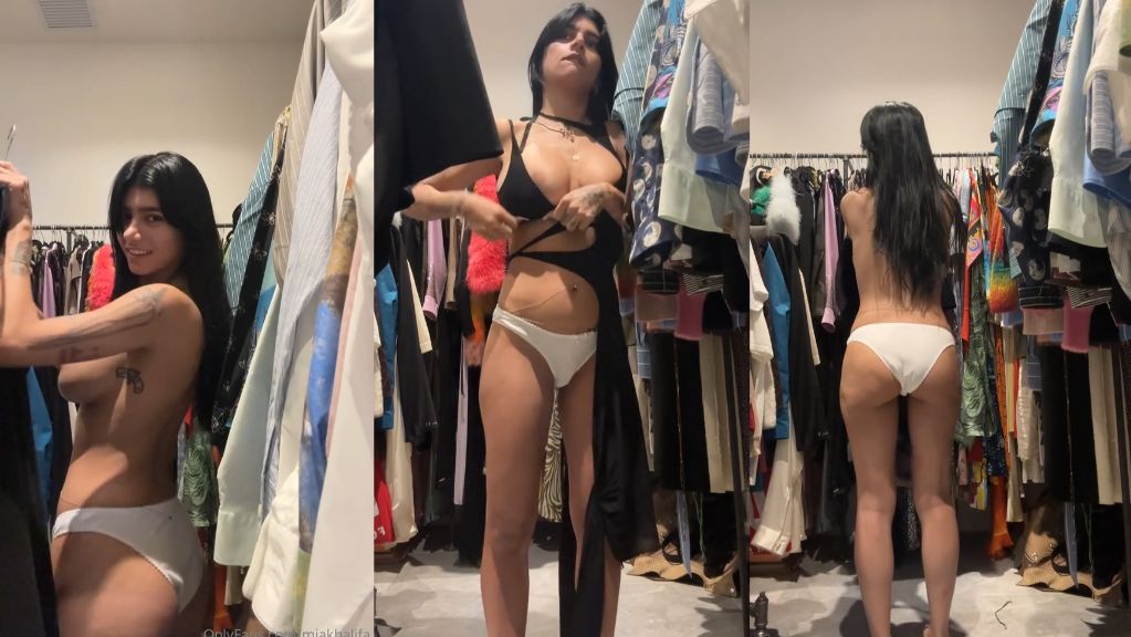Mia Khalifa Try On Haul Hot Nude Sextape Onlyfans Video Leaked