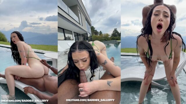 Auhneesh Nicole Takes BBC Hard By The Pool Onlyfans Video Leaked