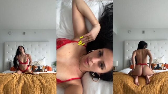 Camilla Araujo Horny Bedroom Solo Masturbation Onlyfans Video Leaked