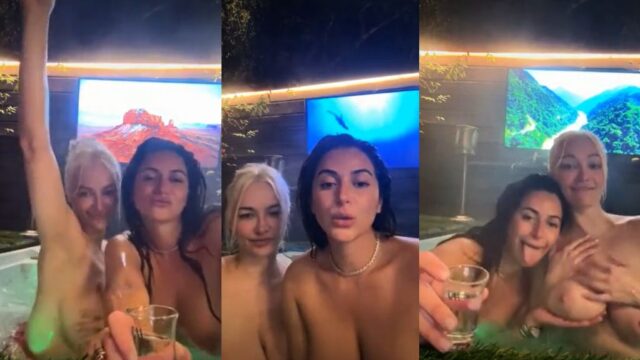 Lindsey Pelas Hot Tub Livestream With Her Friend Onlyfans Video Leaked